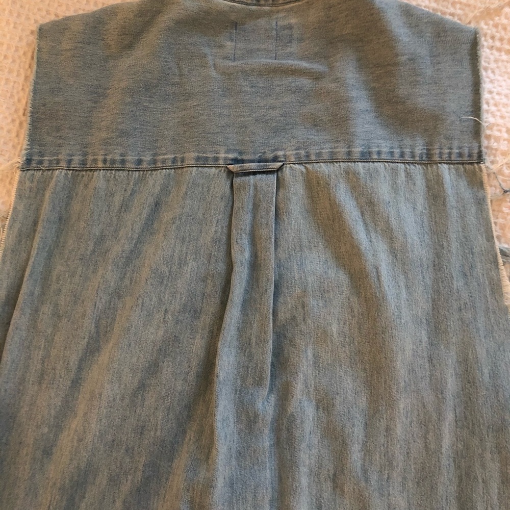REPURPOSED DENIM DRESS - Picture 6 of 6